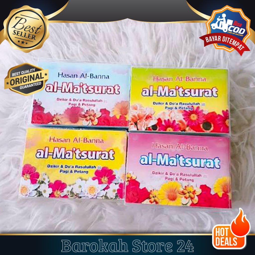 ALMATSURAT SAKU, AL MATSURAT PAGI SORE, ALMATSURAT SOUVENIR HASAN AL BANA, DZIKIR PAGI PETANG SAKU