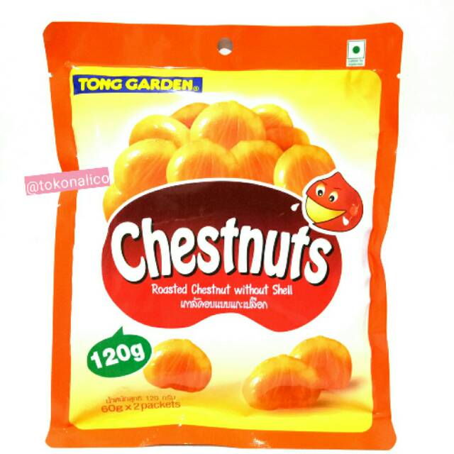 

Tong garden chestnuts without shells 120gr