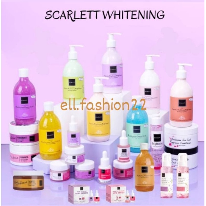 SCARLETT WHITENING | BODYCARE SCARLETT | SKINCARE SCARLETT ORIGINAL