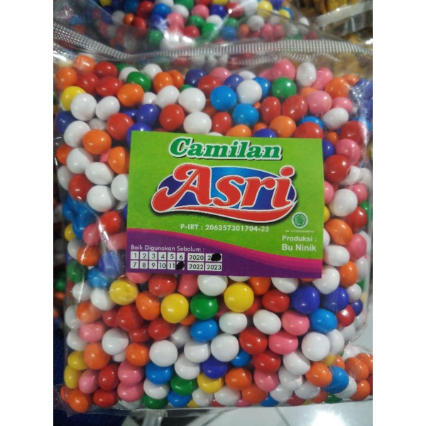 

BISKUIT BOLA WARNA WARNI 500 GRAM