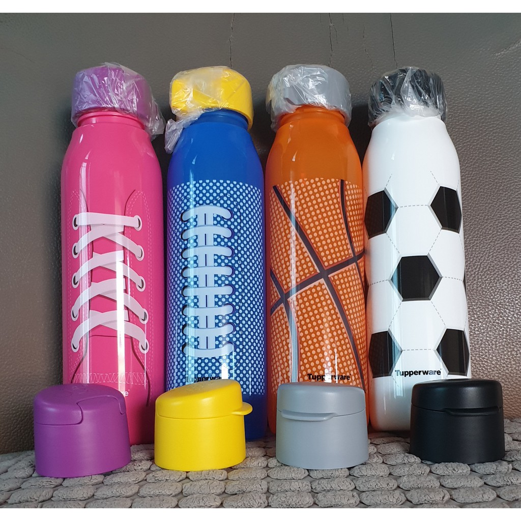 Tupperware Fancy Sport Eco Bottle 500ml Botol minum Sporty Satuan bonus tutup