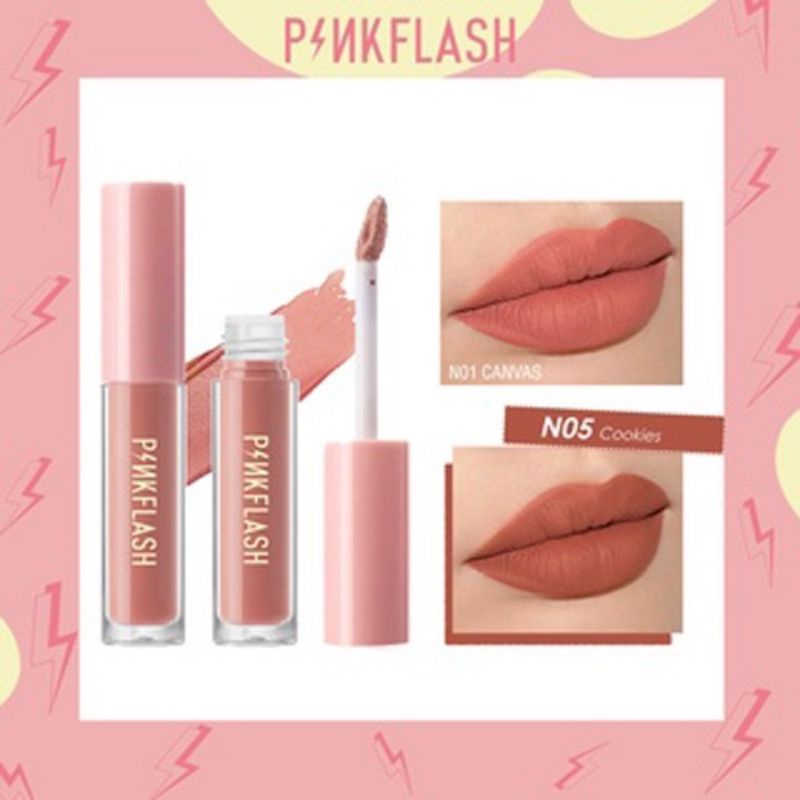 bpom pink flash lipstik nude liquid lipstik tahan lama anti air dan minyak liptint make up