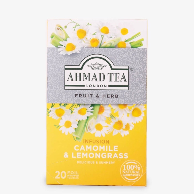 

Ahmad Tea Camomile & Lemongrass Infusion 20’s 40gr