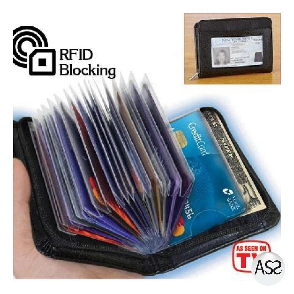 ASS Shop - Block Wallet Dompet Kartu Kredit Secure RFID Blocking - 789522