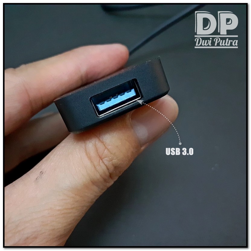 USB HUB MIKUSO HUB-014 // TOTAL 4-PORT USB // 1 PORT USB 3.0 5 GBPS // 3 PORT USB 2.0 480 MBPS // RATE USBHUB 014