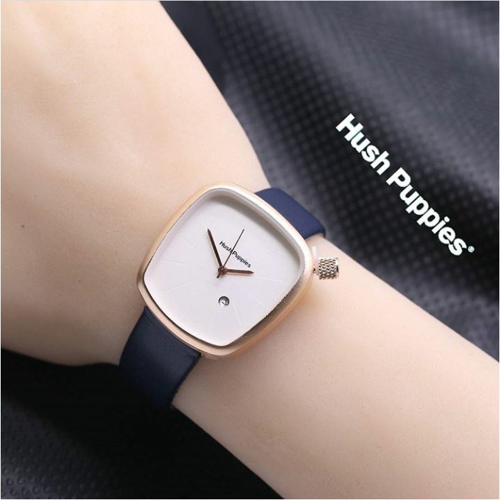 jam tangan wanita hush puppies semi ori / jtr 920 biru