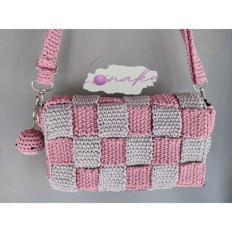 Tas Rajut Anyam Lonaku / Woven Bag Lonaku