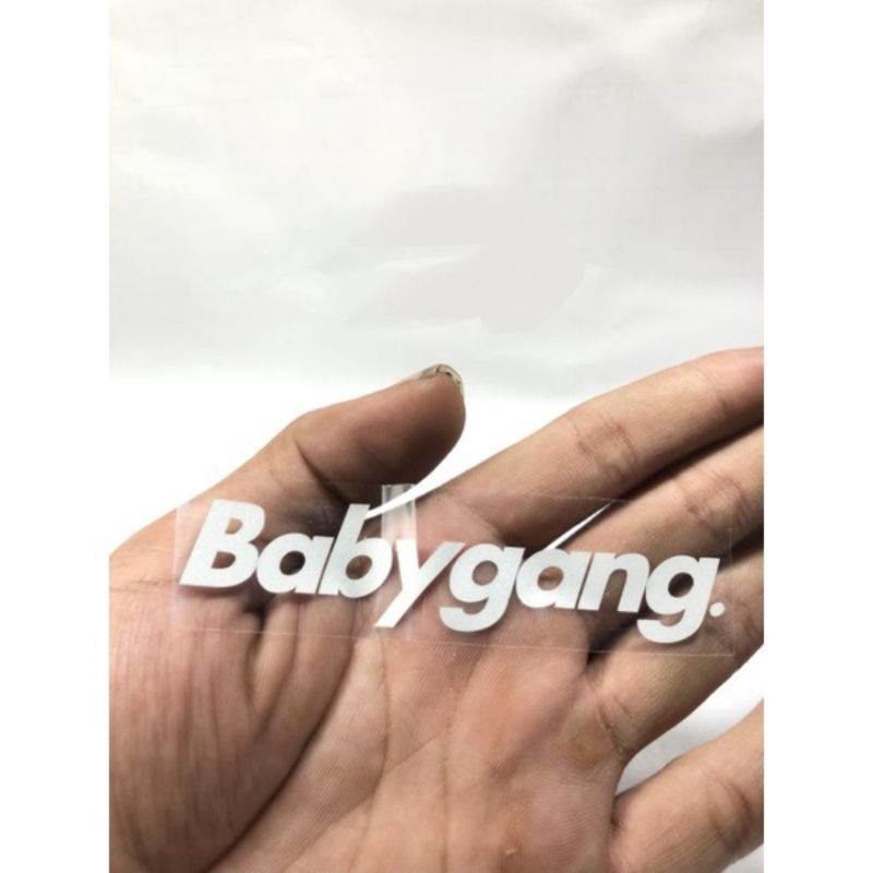 Sticker stiker cutting Babygang