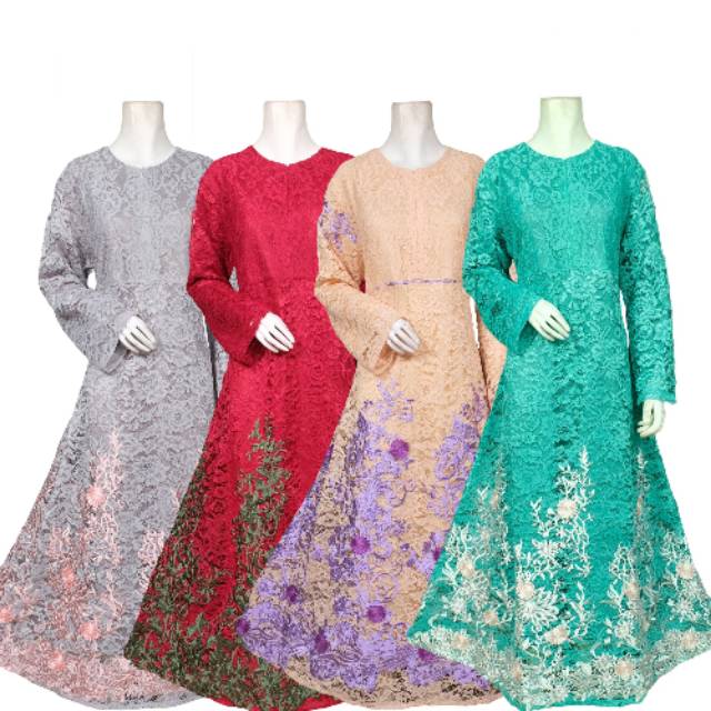 Gaun Pesta Jumbo Anisah