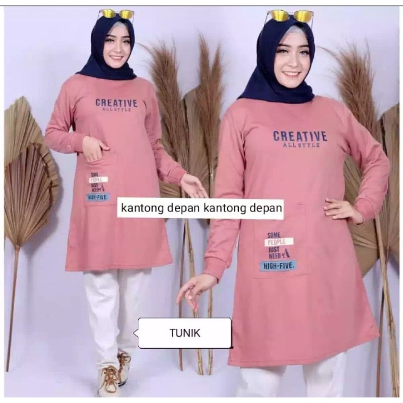 Tunik Kaus BabyTerry Impor