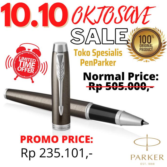 

Parker Parker IM DARK ESPRESSO Chrome Trim Rollerball - Original