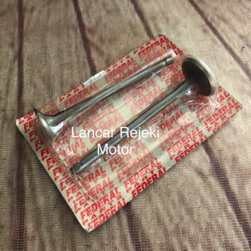 Original Federal Parts Sepasang Payung Klep Set In Ex Honda CB CB100 GL 100 GL100 Platina 107 CB 100