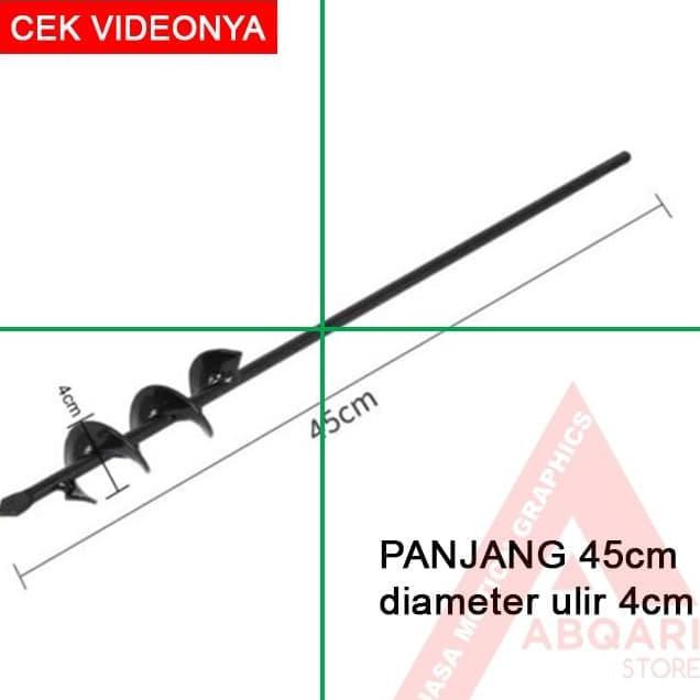 ～ mata bor tanah / mata bor biopori sumur / Earth Auger / mata bor mixer   Pasti Murah.