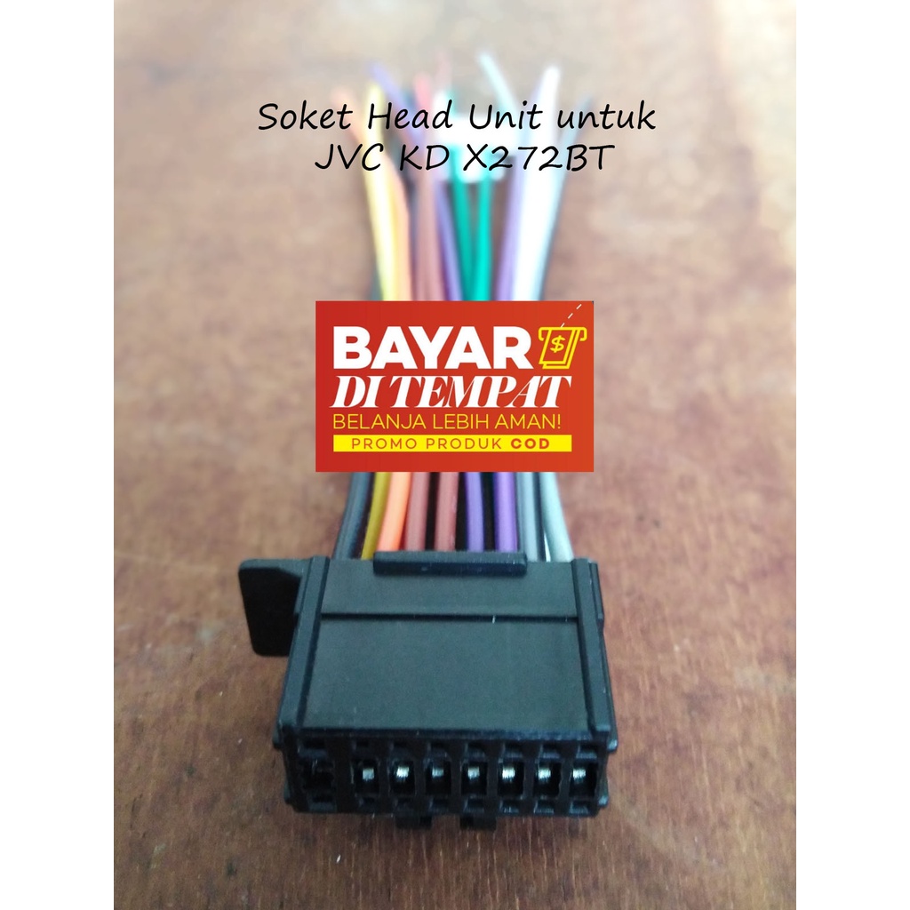 Soket Tape Mobil JVC KD X272BT JVC KDX272BT Soket Head Unit
