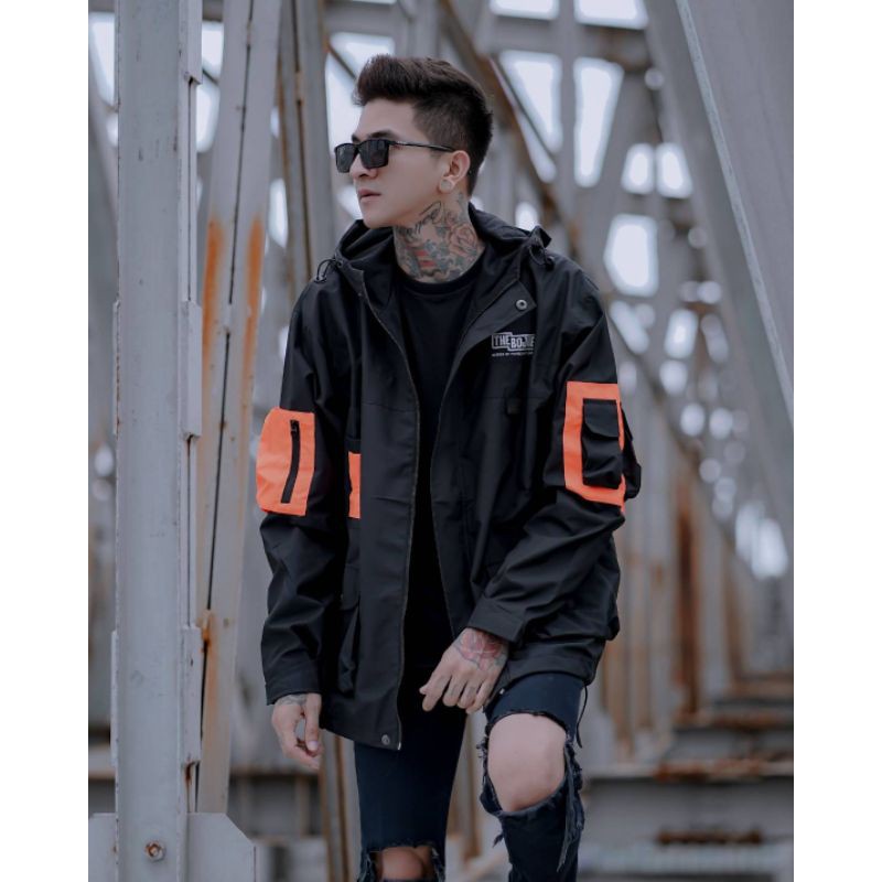 Casual jaket/CJ/salviohexia/cogoule wolv mothbless genious jaket pria Parka jaket outdoor thebojiel