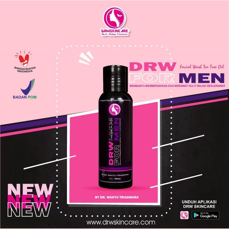 FACIAL WASH DRW SKINCARE FOR MEN ORIGINAL