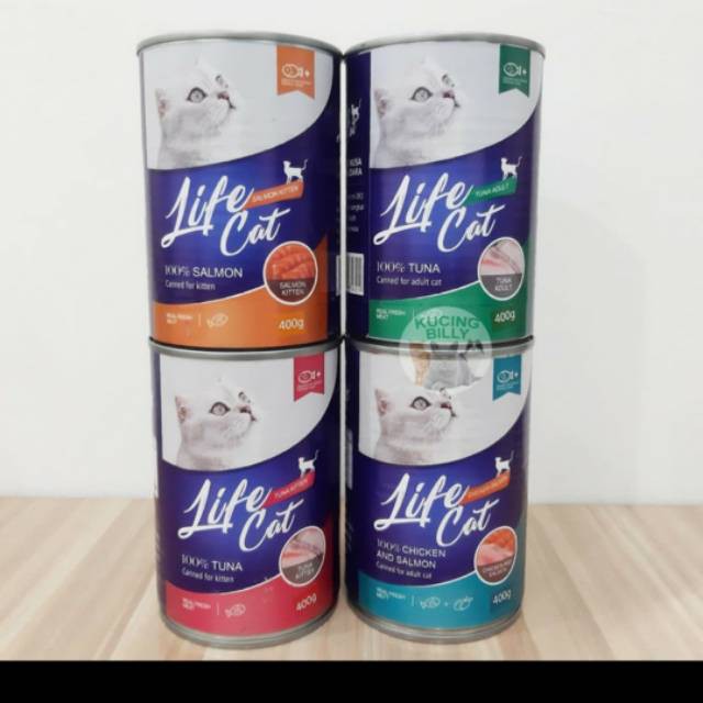 PROMO Life cat kaleng 400 gr (BAIM WONG)