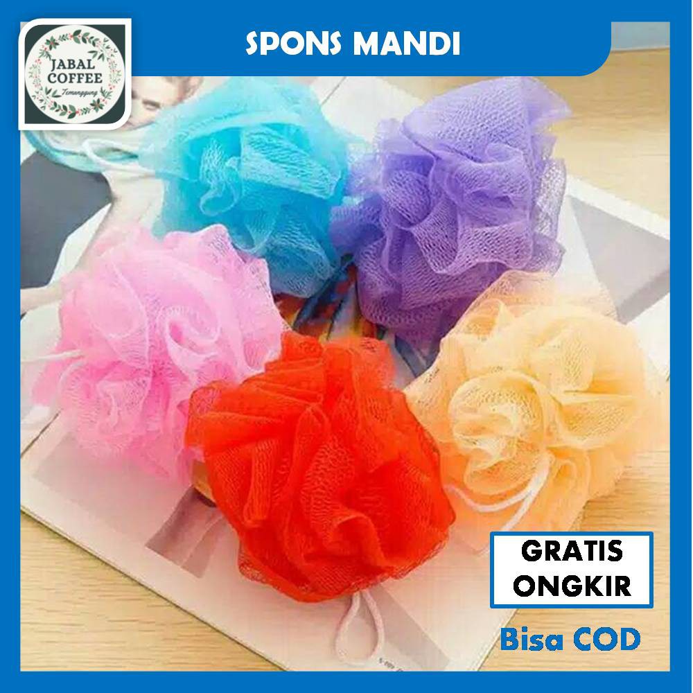 Spons Mandi Untuk Dewasa Dan Anak / Spont Mandi 20 Gram / Spont Warna Warni J64