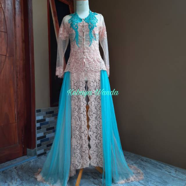 (Ready &amp; PO) Kebaya Akad Pengantin Full Payet / Gaun Akad Pengantin Slayer / Kebaya / Wedding Dress