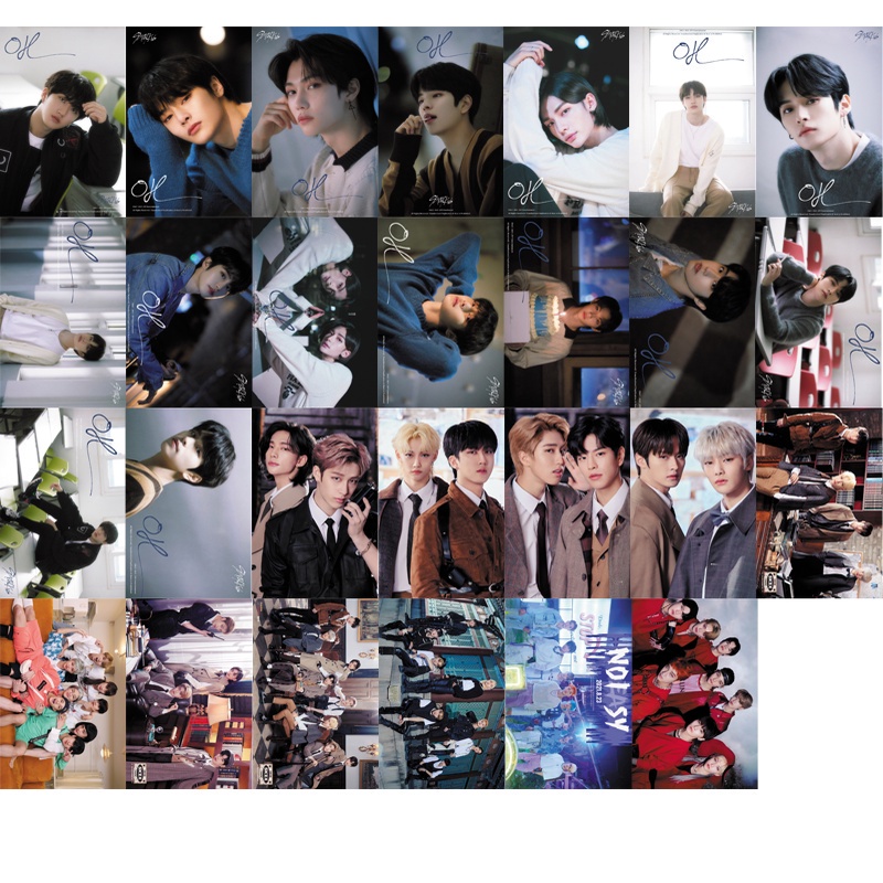 55pcs/box Stray Kids photocards 2021 NOEASY Album LOMO card Postcard ((In STOCK) Kpop fan)