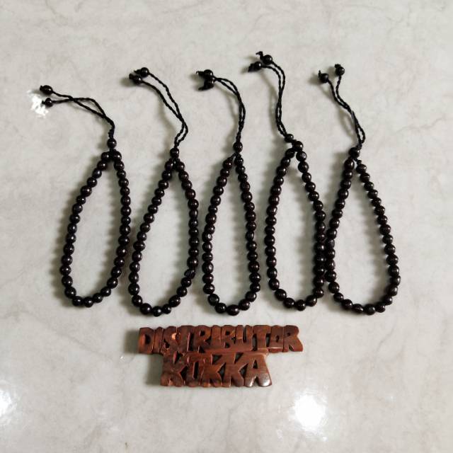 ( SUPER MURAH ) Grosir 5 pcs gelang Kokka kaukah kaokah fukakah koka merica hitam