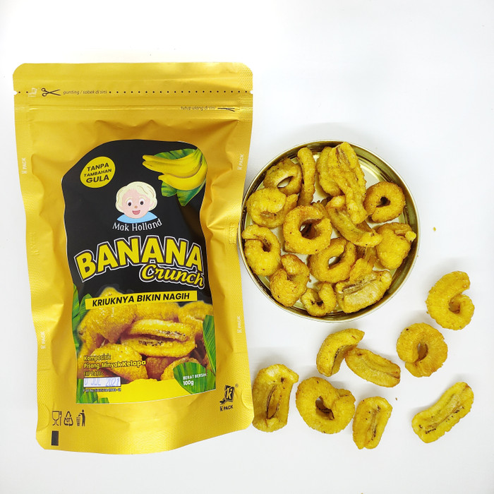 

Banana Crunch Mak Holland/keripik pisang/pisang garing/pisang kriuk