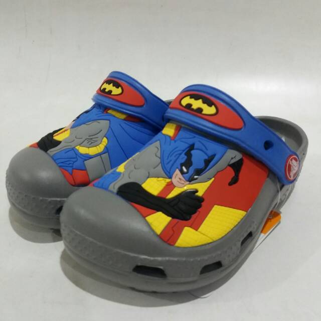 Sandal crocs anak custom clog batman sandal berkarakter lucu