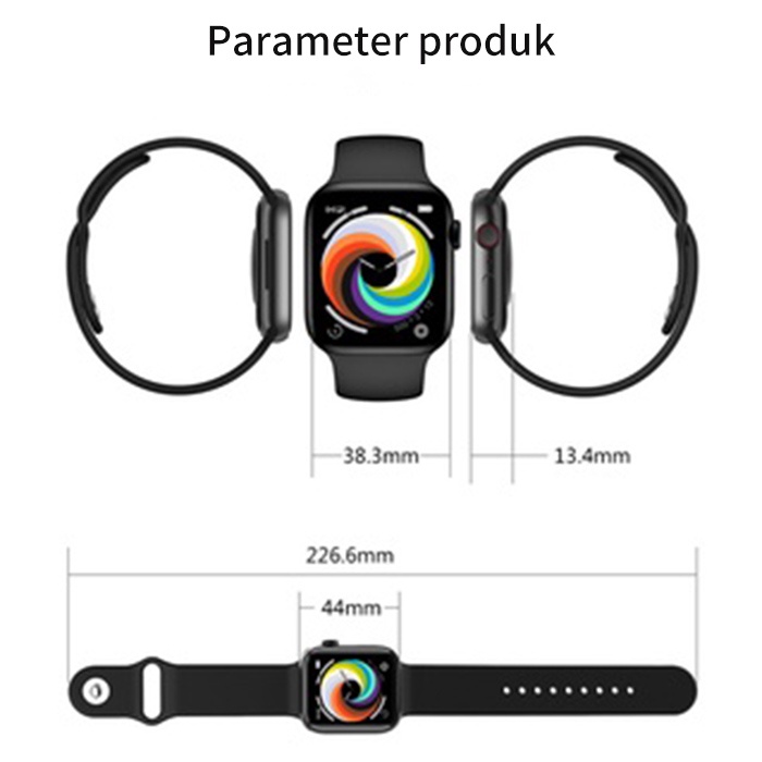 New X7+max smart watch 1.75'' IPS Full Touch Screen Smartwatch for Android &amp; iOS Fitness Tracker with Heart Rate/Sleep Monitor/Waterproof IP68/Pedometer/Calorie Counter/Answer Call/Blood Pressure etc