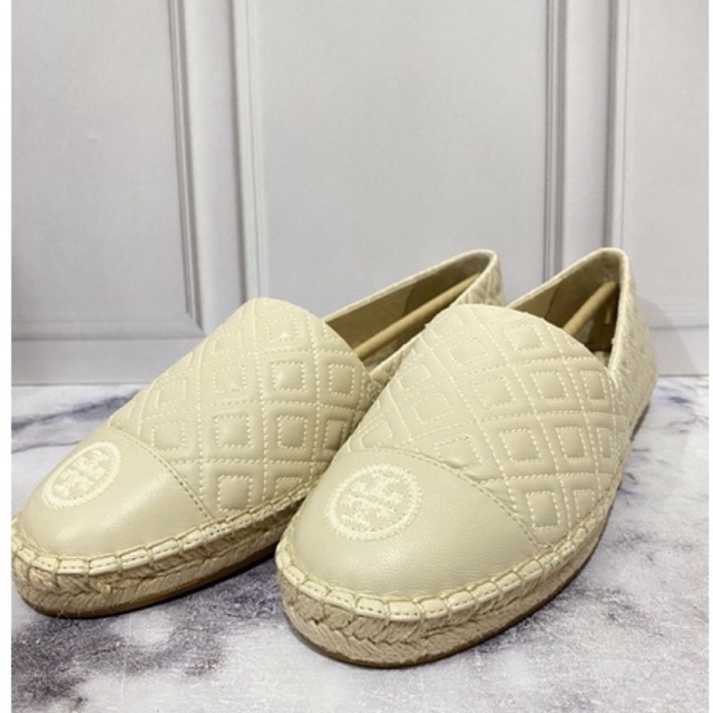 TORY BURCH ESPADRILLE QUILTED - SEPATU TORY BURCH - FLAT SHOES TORY BURCH AUTHENTIC