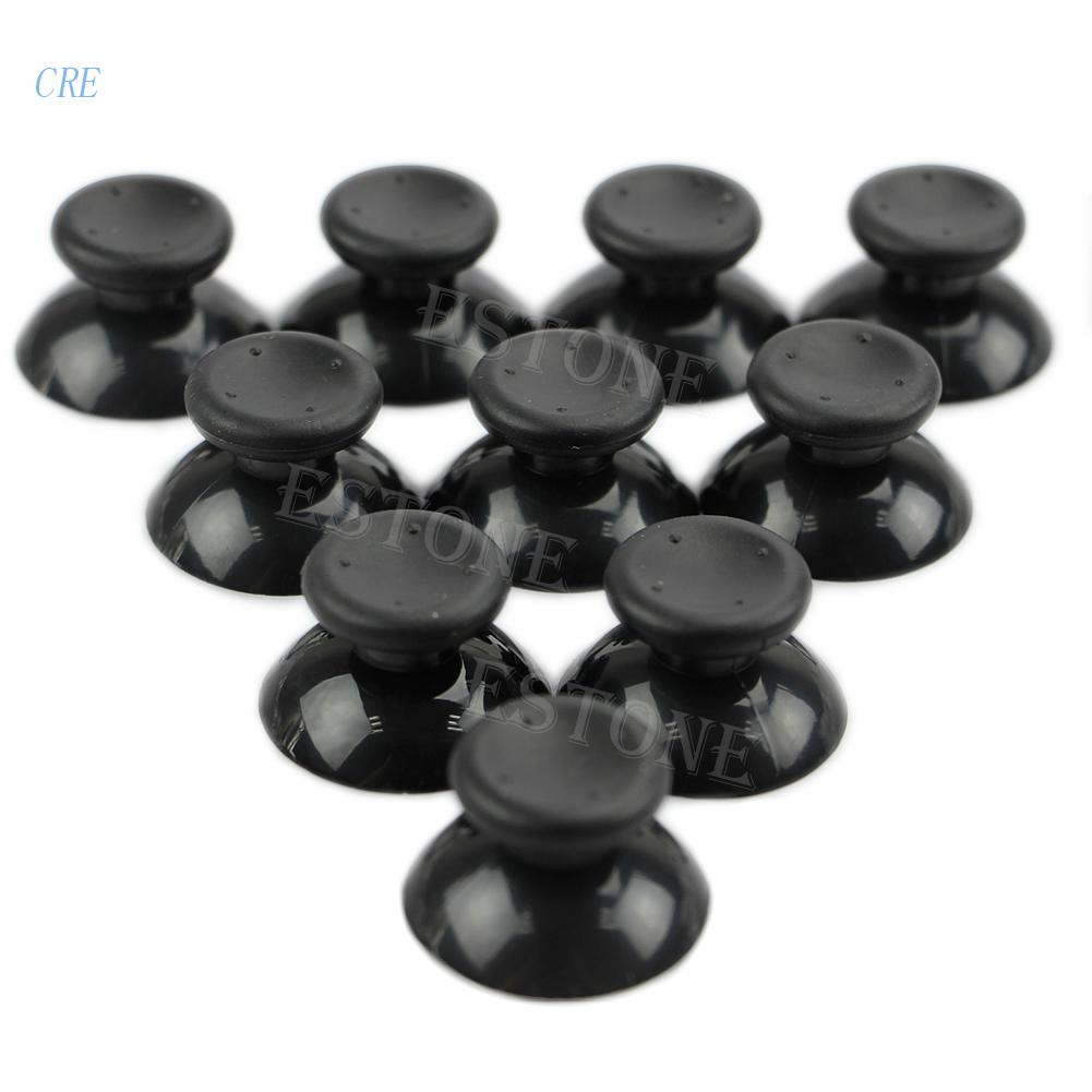 Cre 10pcs Cap Thumbstick Analog Joystick Bahan Karet Untuk Controller Microsoft XBOX 360