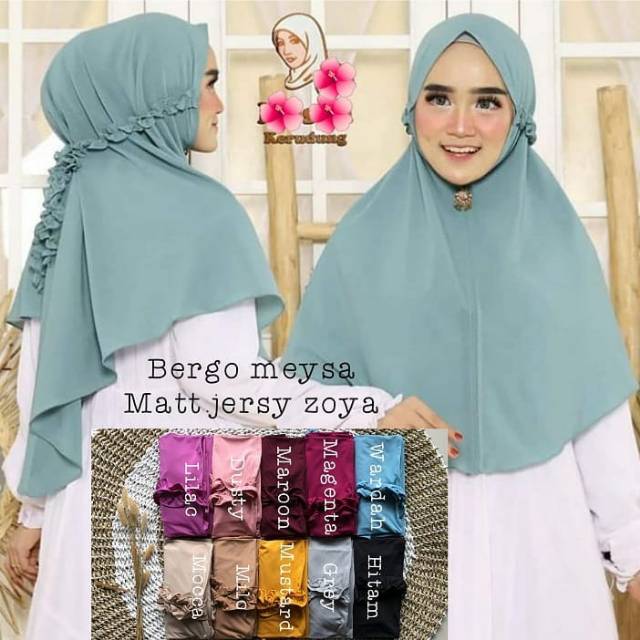 BERGO MESYA/HIJAB MESYA/KERUDUNG DEWASA