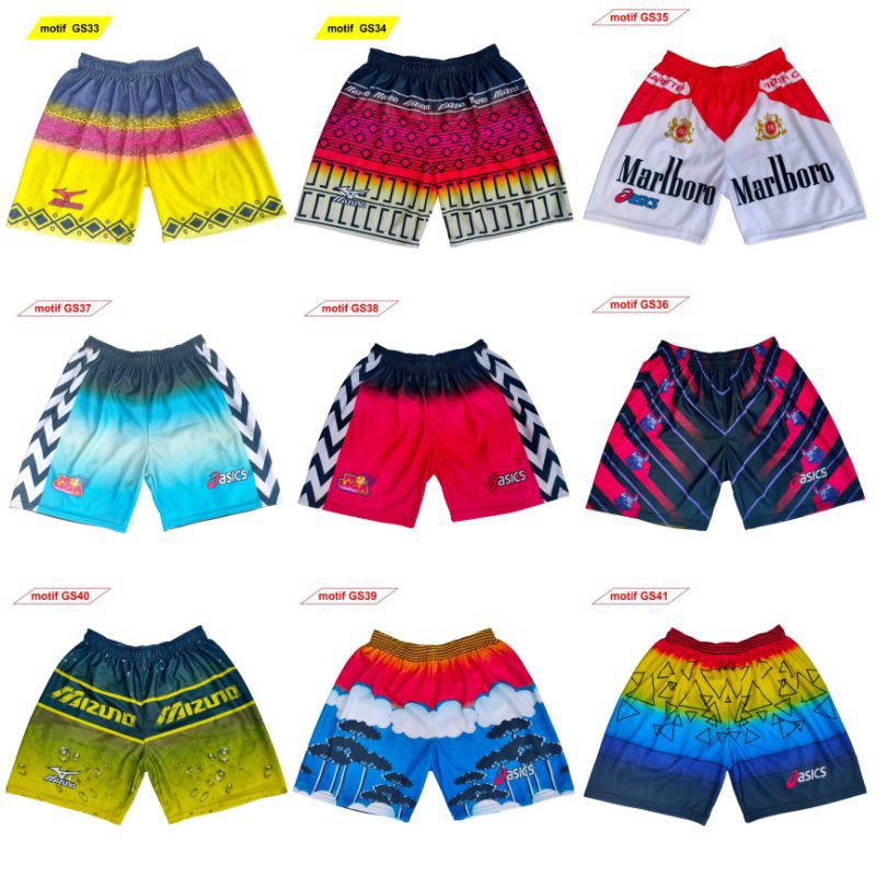 COD celana kolor voli volly full printing / celana voli volly proliga terbaru 2022 bahan tebal