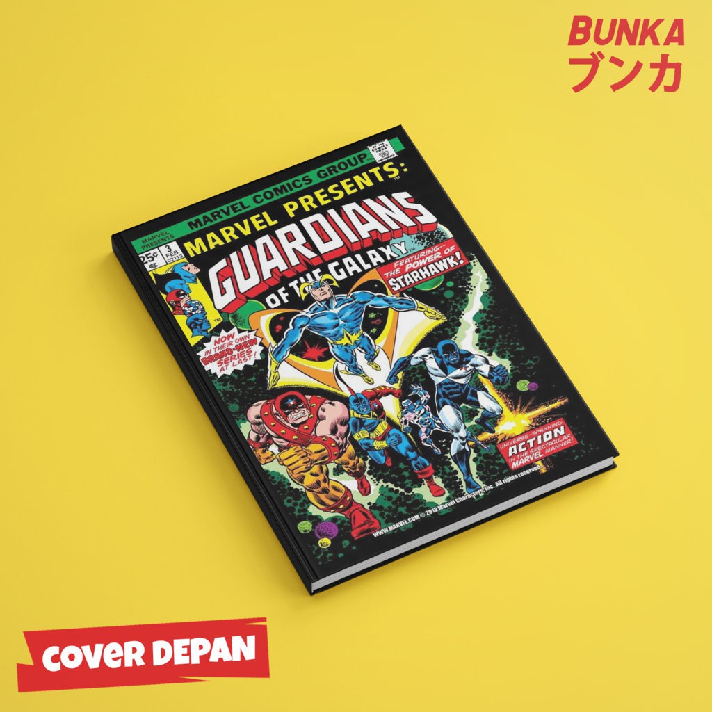 

Notebook Marvel Guardian of the Galaxy Klasik Hardcover A5 Buku Tulis Catatan Note Agenda Planner