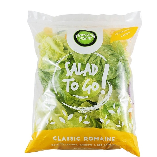 Amazing Farm, Salad To Go Classic Romaine 150gr