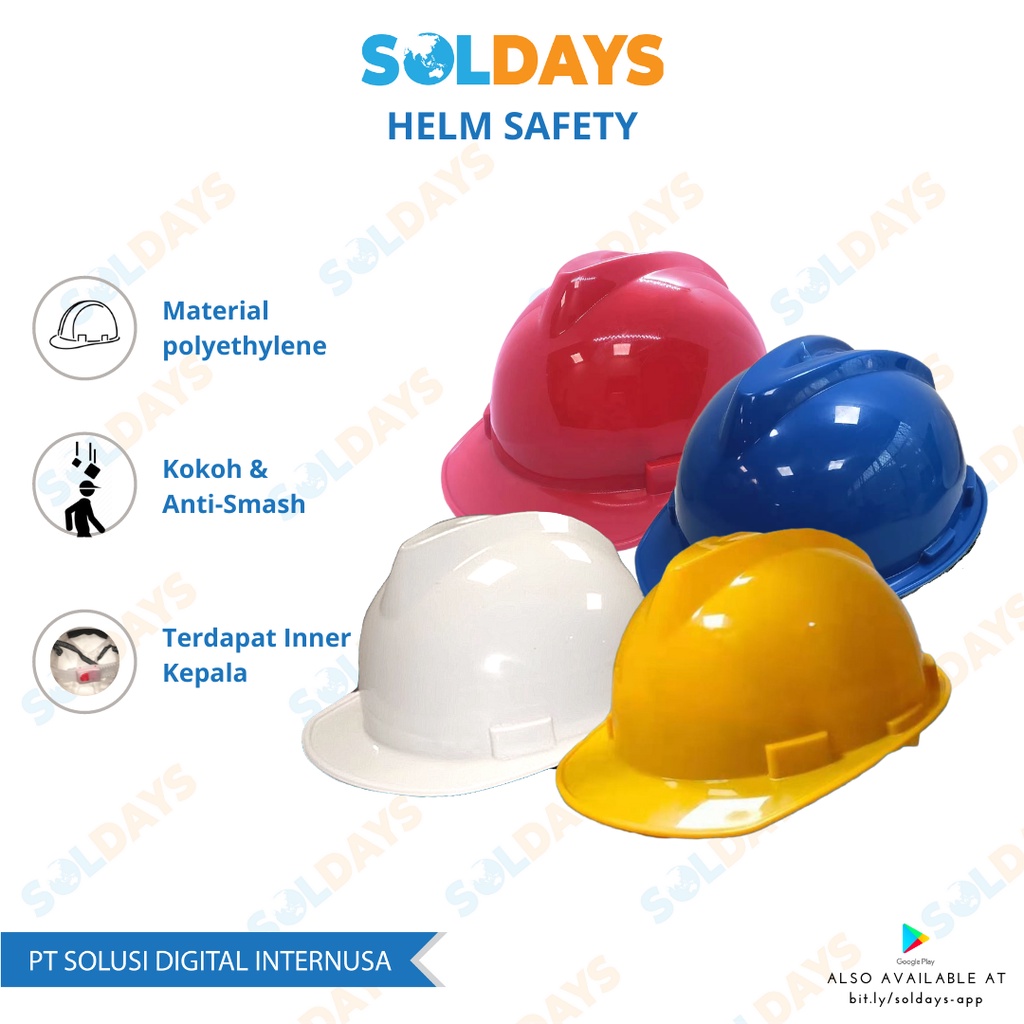 Helm Proyek (include inner ring) / Safety Helmet