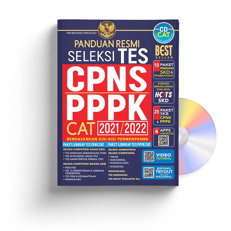 Jual Panduan Resmi Seleksi Tes Cpns And Pppk Cat 20212022 Plus Cd Shopee Indonesia 6347