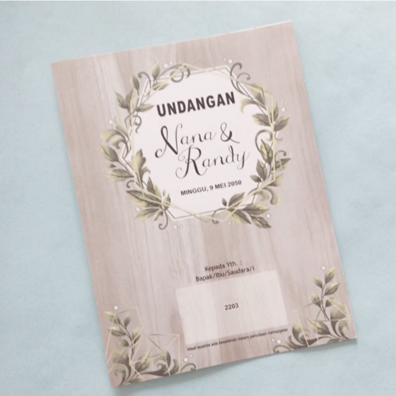 Jual Undangan Erba 2203 BACA DESKRIPSI | Shopee Indonesia