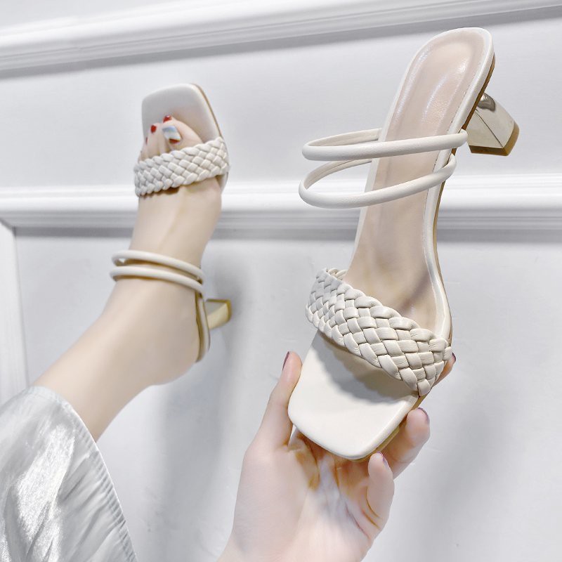 [✅BISA COD] TWO STYLE HEELS 0890 (REAL PICTURE)