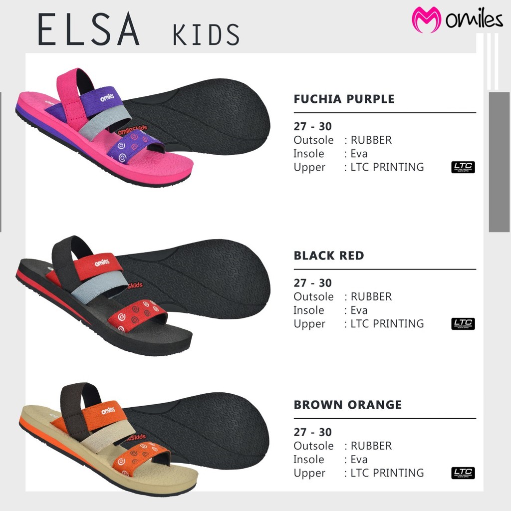 SANDAL OMILES Sandal Anak OMILES Sandal ELSA KIDS