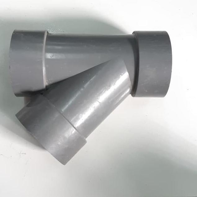 Tee Y 3" Rucika Te 3in / Sambungan Pipa Air Paralon TEE SHOCK Y 3 INCH