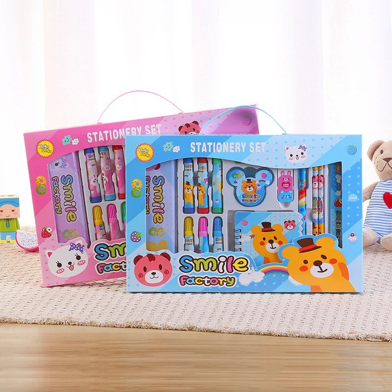 

SMILE Pensil Set Lengkap Alat Tulis Anak 15 In 1 Set Alat Tulis Anak Sekolah SF-005
