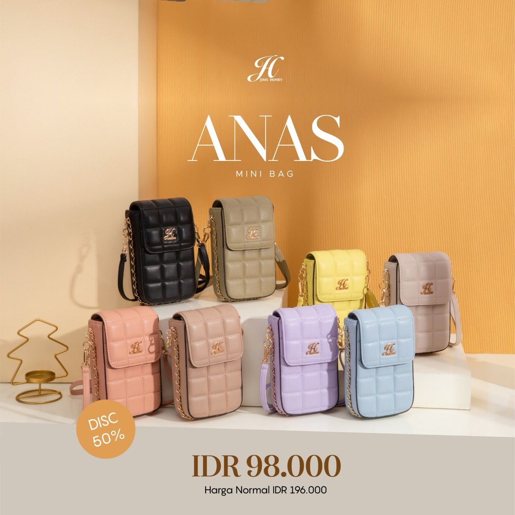 JIMS HONEY TAS SELEMPANG WANITA ANAS MINI BAG