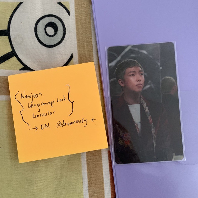 Lenticular Wings Concept Book (WCB) Namjoon RM
