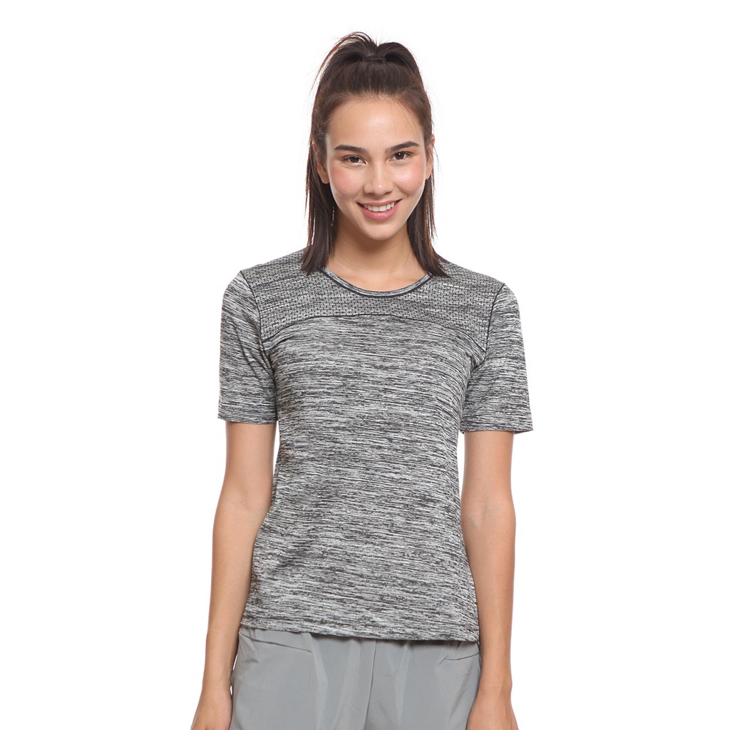  Enzoro  Pakaian  Olahraga  Wanita Vanora T shirt Grey 