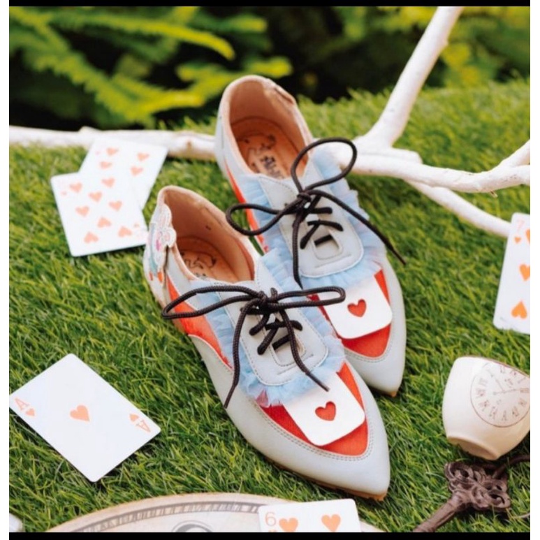 READY Disney x Ittaherl - Alice in Wonderland : White Rabbit Sneakers Sky (New - size 36)