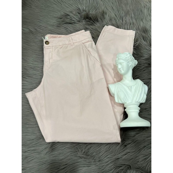 cotton basic pants