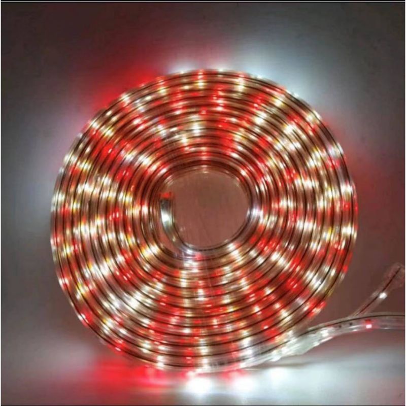 LAMPU LED STRIP SELANG WARNA WARNI  3528 2835 220V + ADAPTOR 9M METER 5050 OUTDOOR RGB