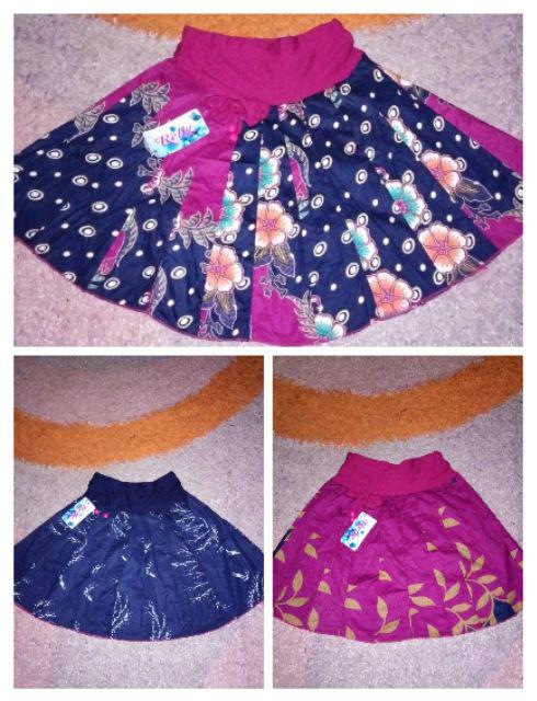 Rok Batik Anak Uk. 3-4 Tahun / Skirt Pendek Anak Perempuan Bawahan Motif Batik