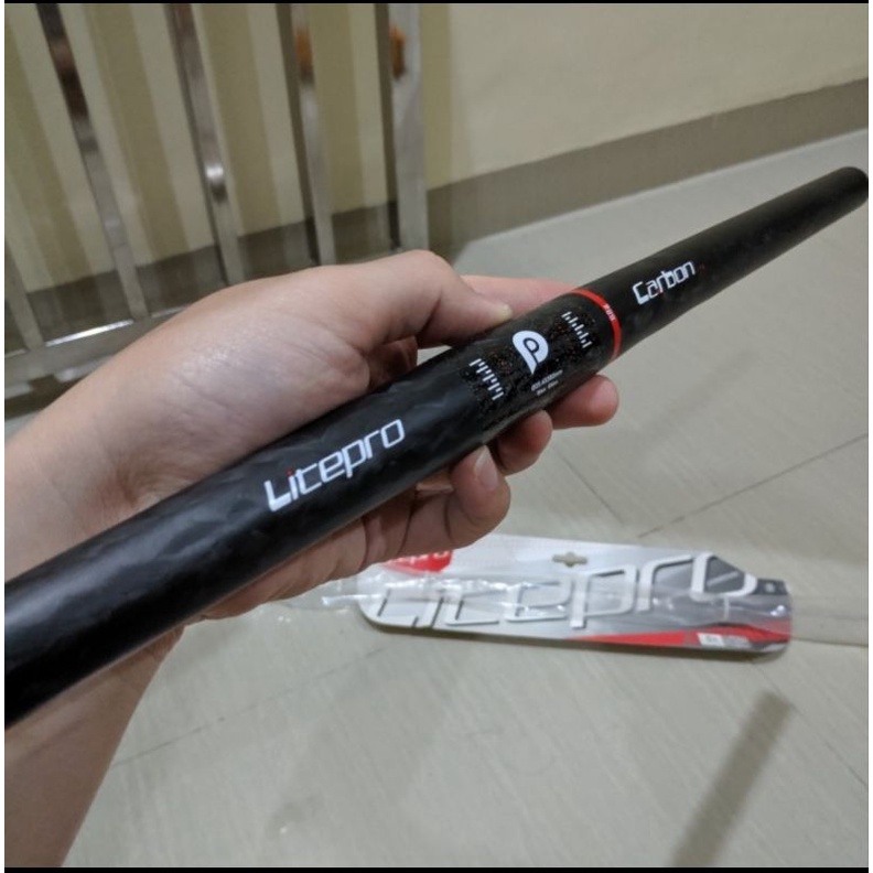Handlebar Sepeda Lipat Litepro Carbon