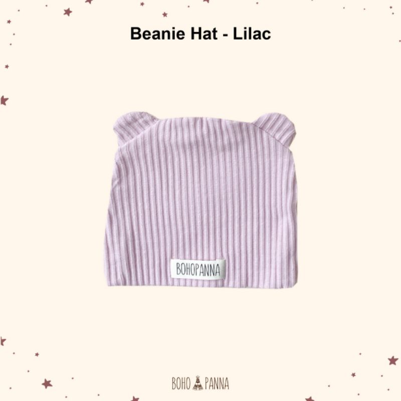 CILLABABY - BOHOPANNA | BOHOBABY BEANIE HAT (Topi Anak Bayi)-Lilac